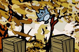 吃坚果的小怪物