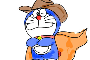多啦A梦水彩画6