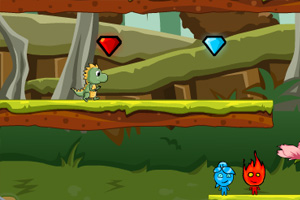 冰火人侏罗纪探险选关版