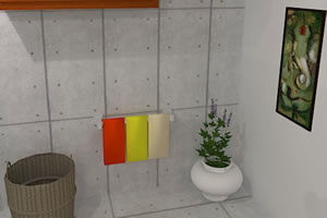 宽敞的浴室逃脱