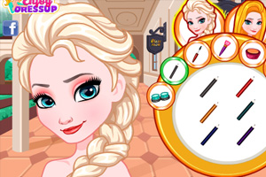 Elsa和长发公主换装