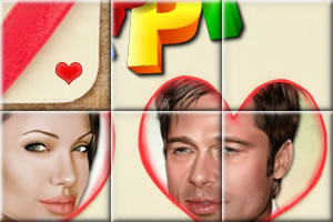 好莱坞情侣拼图