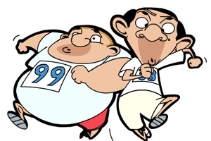 憨豆先生填颜色