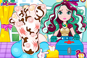 玛德琳帽子脚部治疗