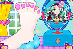 玛德琳帽子脚部治疗