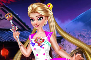 艾莎变身美少女战士