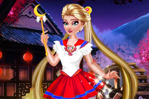 艾莎变身美少女战士