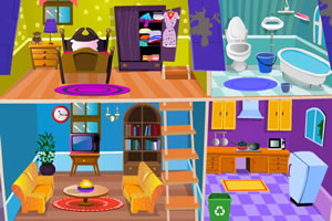 收拾娃娃的小屋