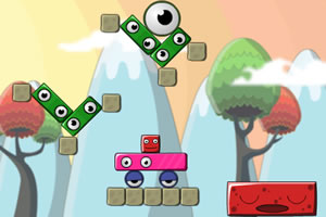 怪物岛上的红方块选关版