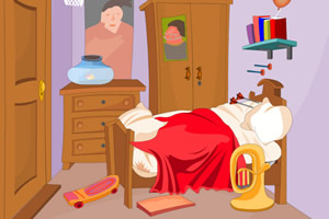 儿子的卧室脱困