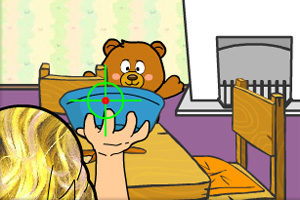 金发姑娘扔小熊