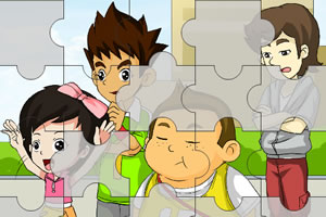 运动王迪克空竹拼图