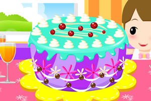 巧克力水果蛋糕