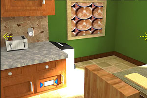 逃离绿格调房间