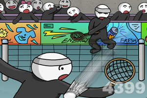 火柴人打羽毛球2