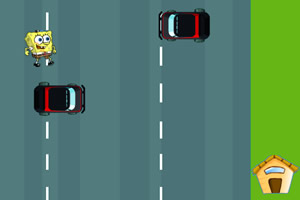 海绵宝宝过马路