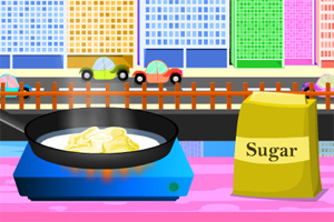 橘子黄油薄卷饼