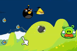 抓愤怒的小鸟无敌版