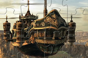 蒸汽朋克飞艇拼图