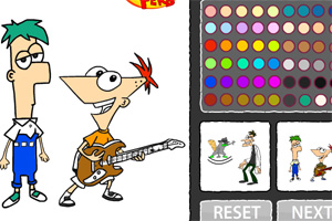 飞哥与小佛填颜色