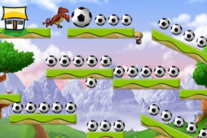 小男孩勇闯足球岛