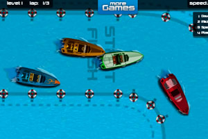 快艇环行追击赛