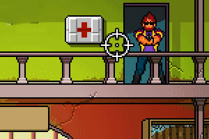 超级守卫击毙劫匪