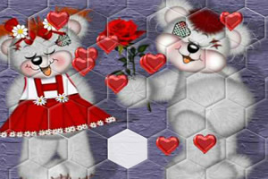 可爱熊梅洛萨拼图