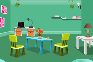 逃出绿格调房间