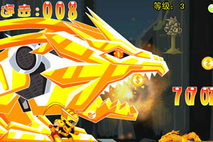 黄金铠甲大战僵尸