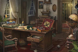 吓人小屋找东西