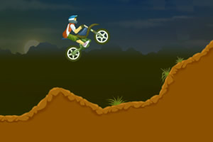 沙尘暴越野摩托