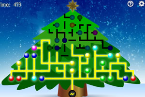 点亮圣诞树彩灯