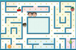 眼镜男孩吃豆豆