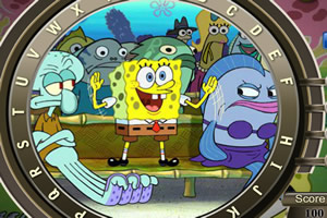 海绵宝宝海底找字母