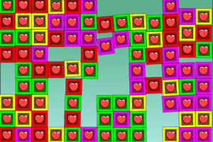 心形砖块消消看