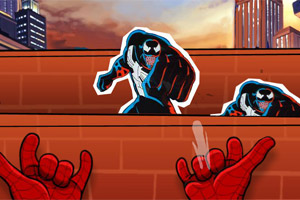 蜘蛛侠发射蛛网