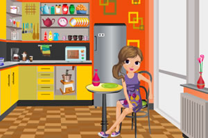 为女孩做甜甜圈