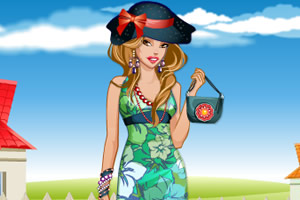 清新夏季连衣裙