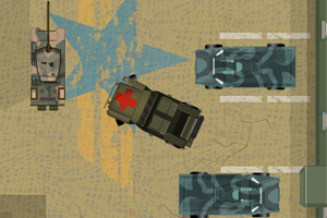 陆军基地停车场