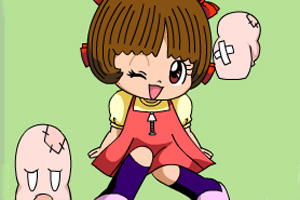 可爱小美来拍照