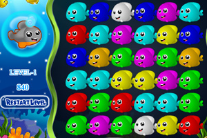 可爱鱼群对对碰