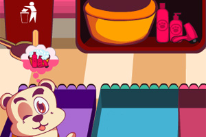 照顾可爱的小狗