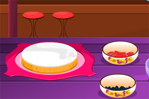 新鲜的水果蛋糕