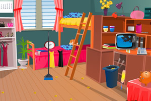 宿舍房间大扫除