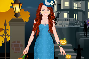 汉娜万圣节装扮