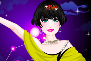 美丽狮子座女孩