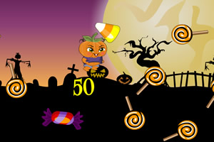 南瓜宝贝踩糖果