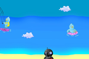 消灭掉落的云朵