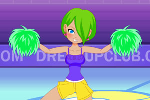 美丽啦啦队女孩